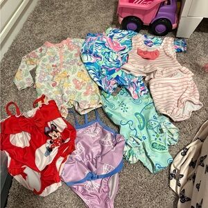6-9m baby girl swimsuits